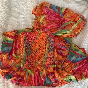 Forever 21 Vibrant Multicolor Mini Dress